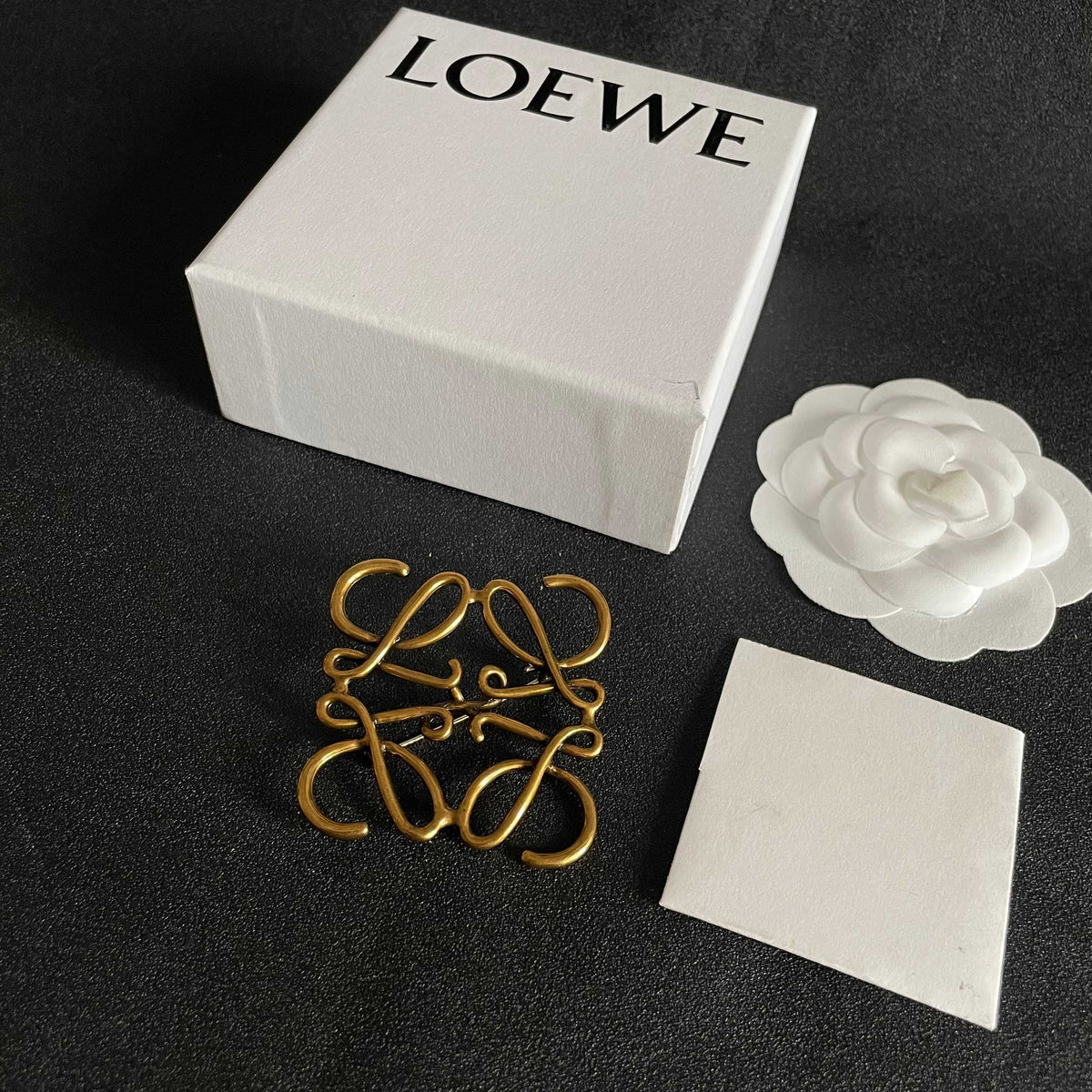 Martin Graham brooch in polished metal-tone