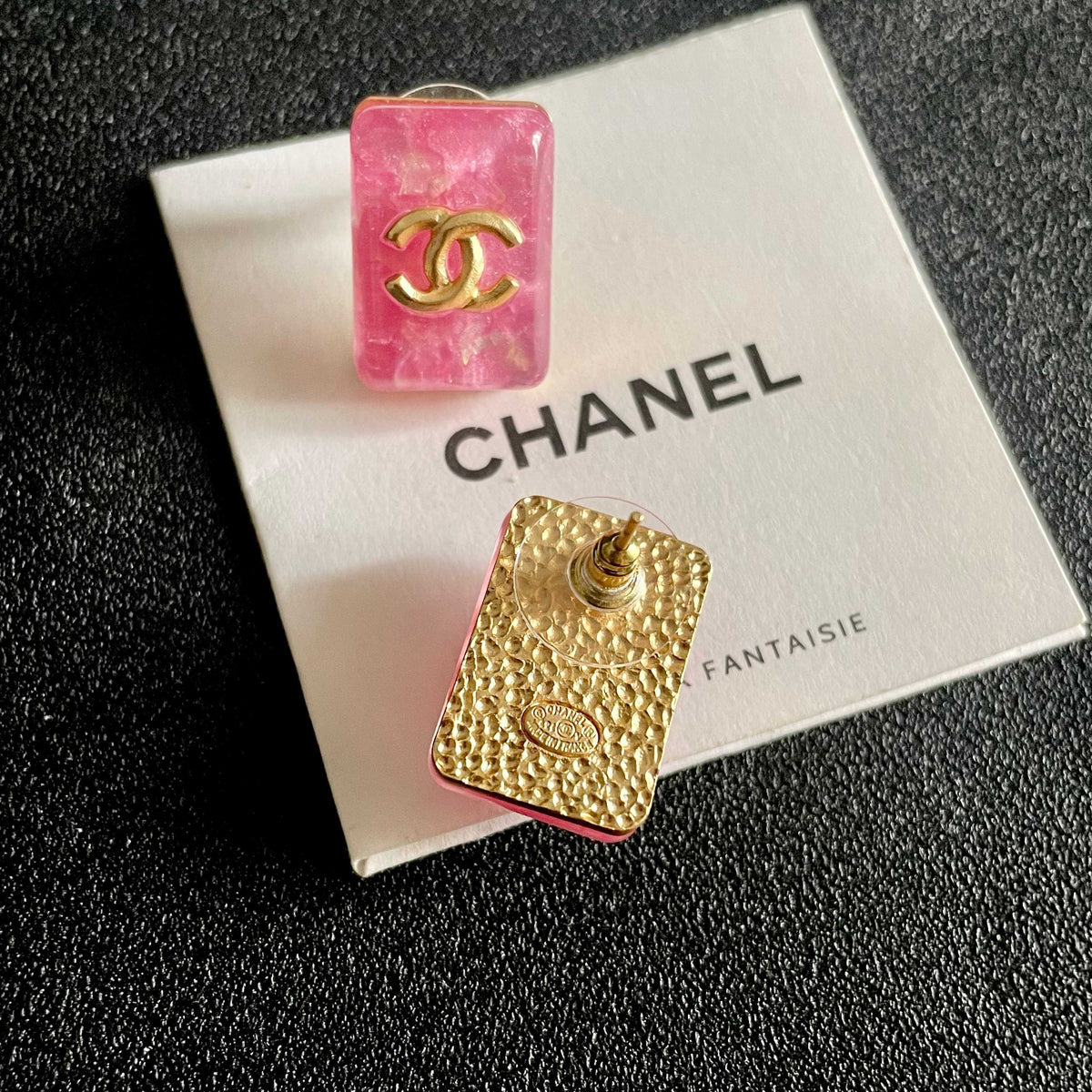 Martin Graham stud earrings in polished metal-tone – main product view