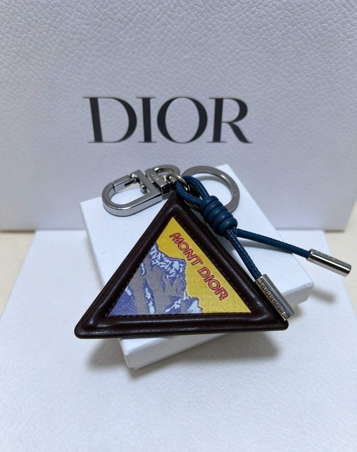 Martin Graham bag charm in polished metal-tone – detail view