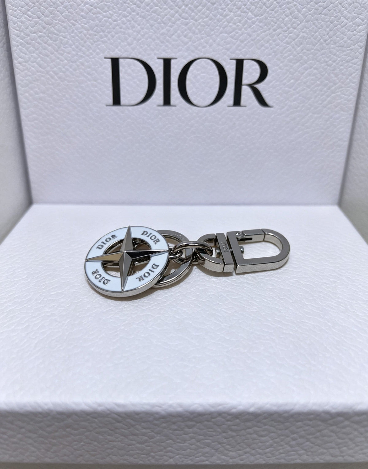 Martin Graham bag charm in polished metal-tone – detail view