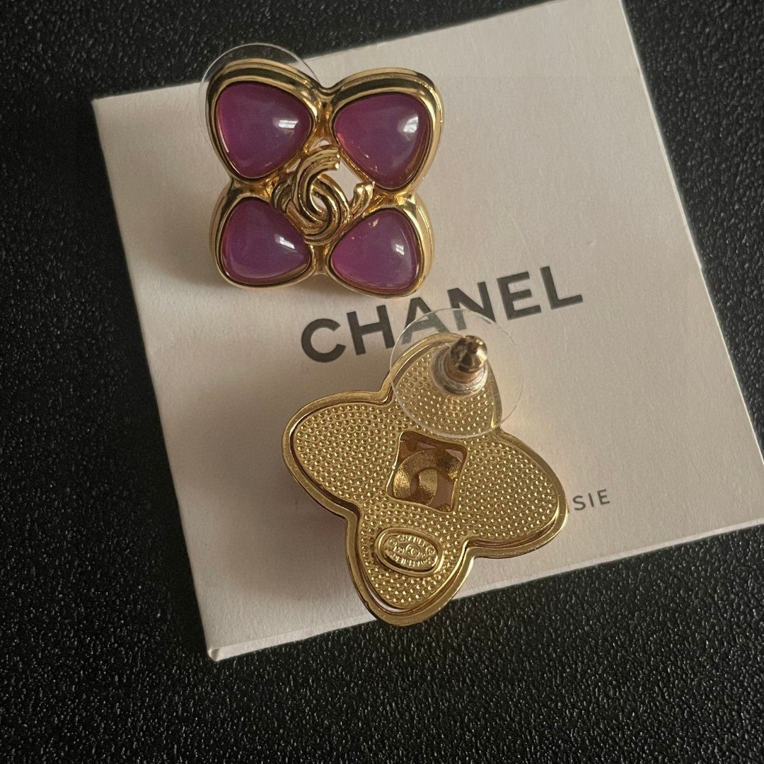 Martin Graham stud earrings in polished metal-tone – main product view