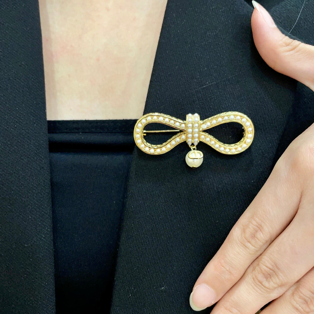 Martin Graham brooch in polished metal-tone – main product view