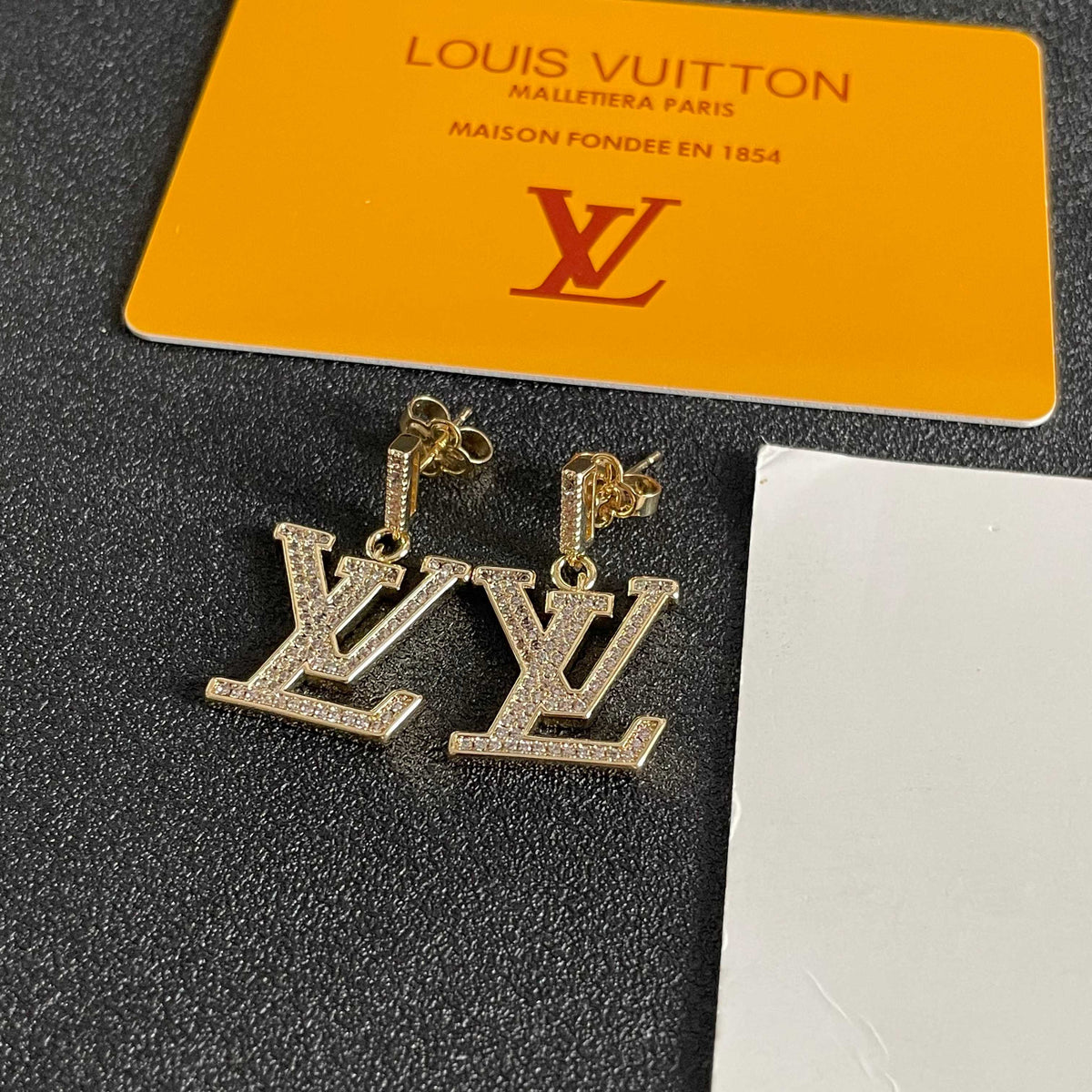 Martin Graham stud earrings in polished metal-tone – main product view