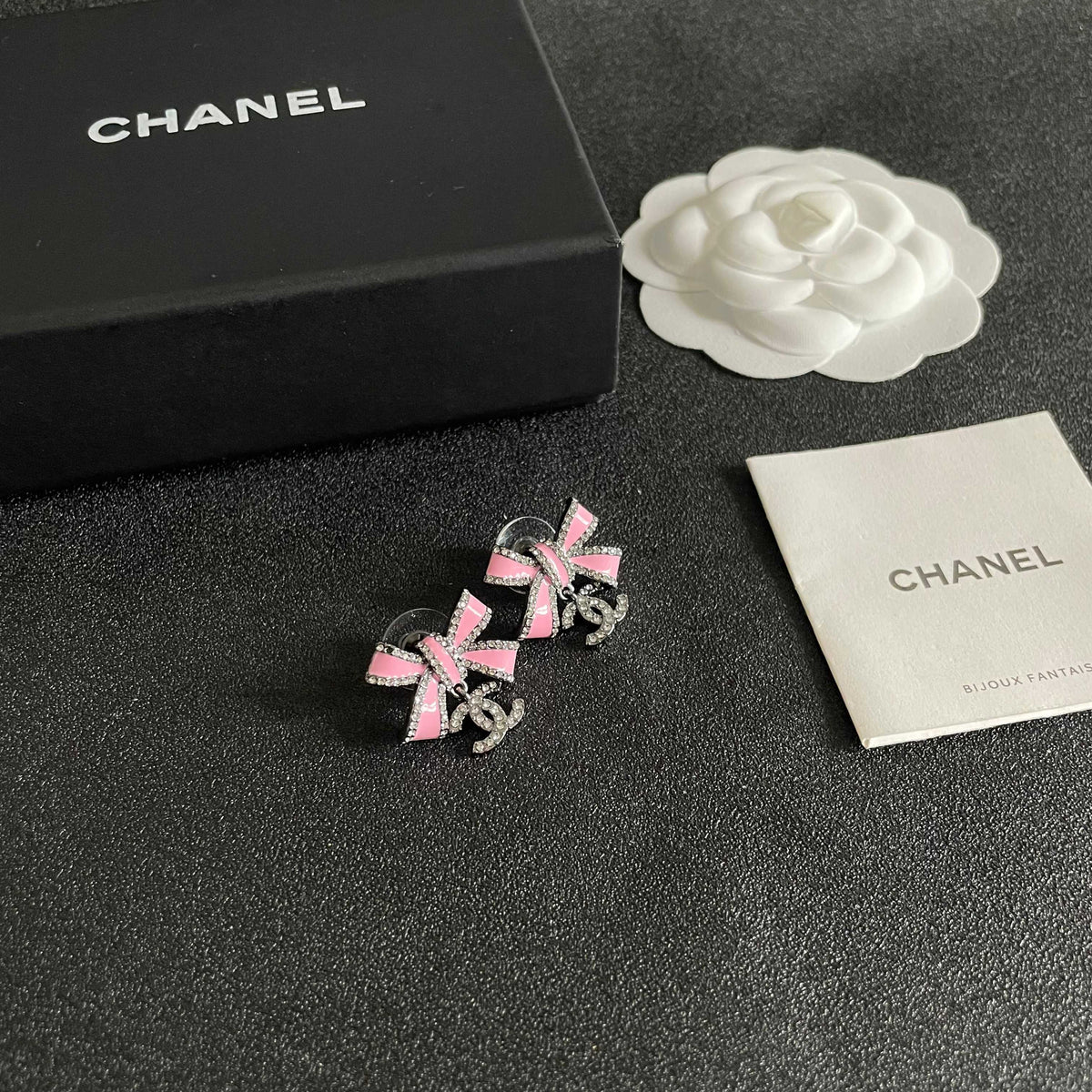 Martin Graham earrings in polished metal-tone – styled product view