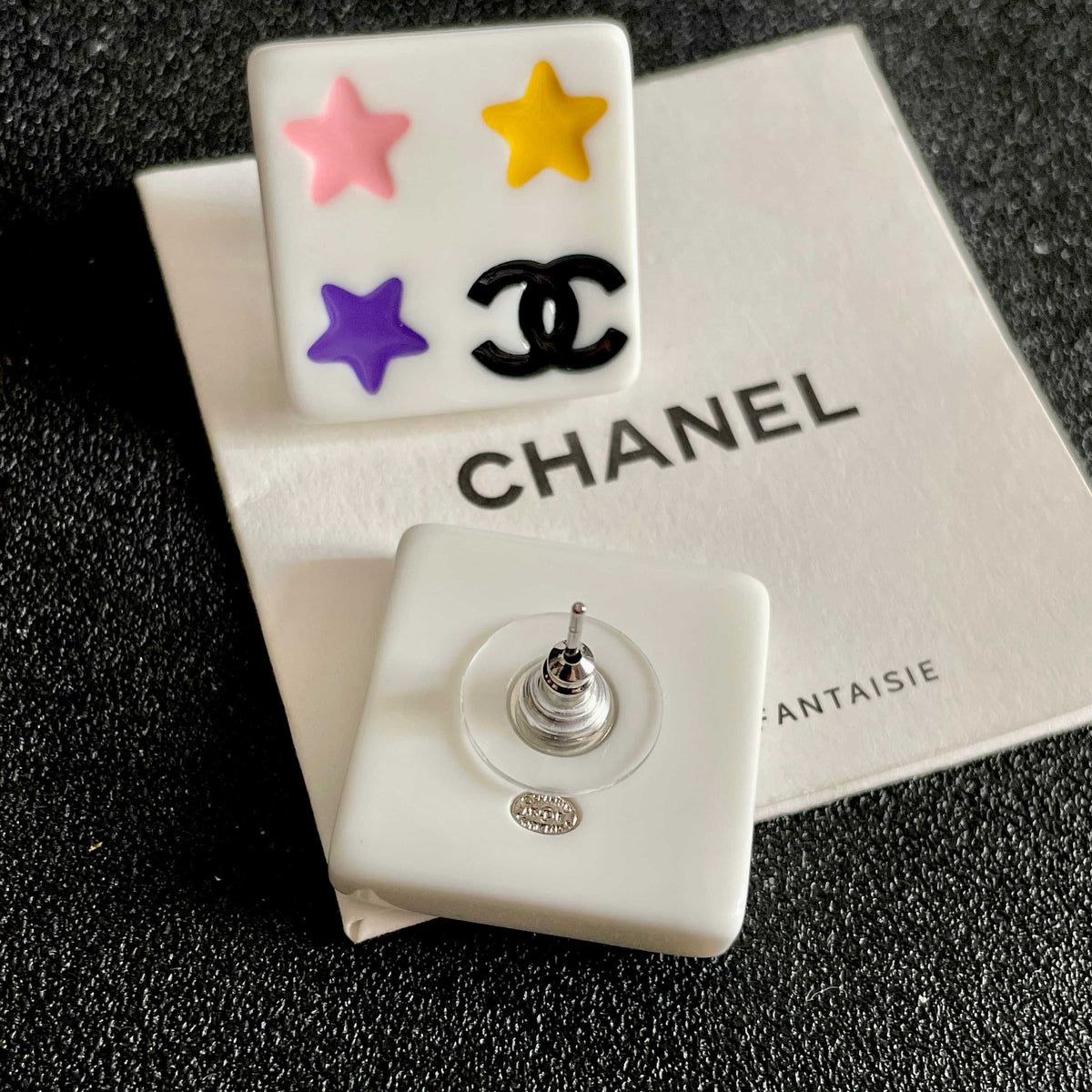 Martin Graham stud earrings in polished metal-tone – main product view