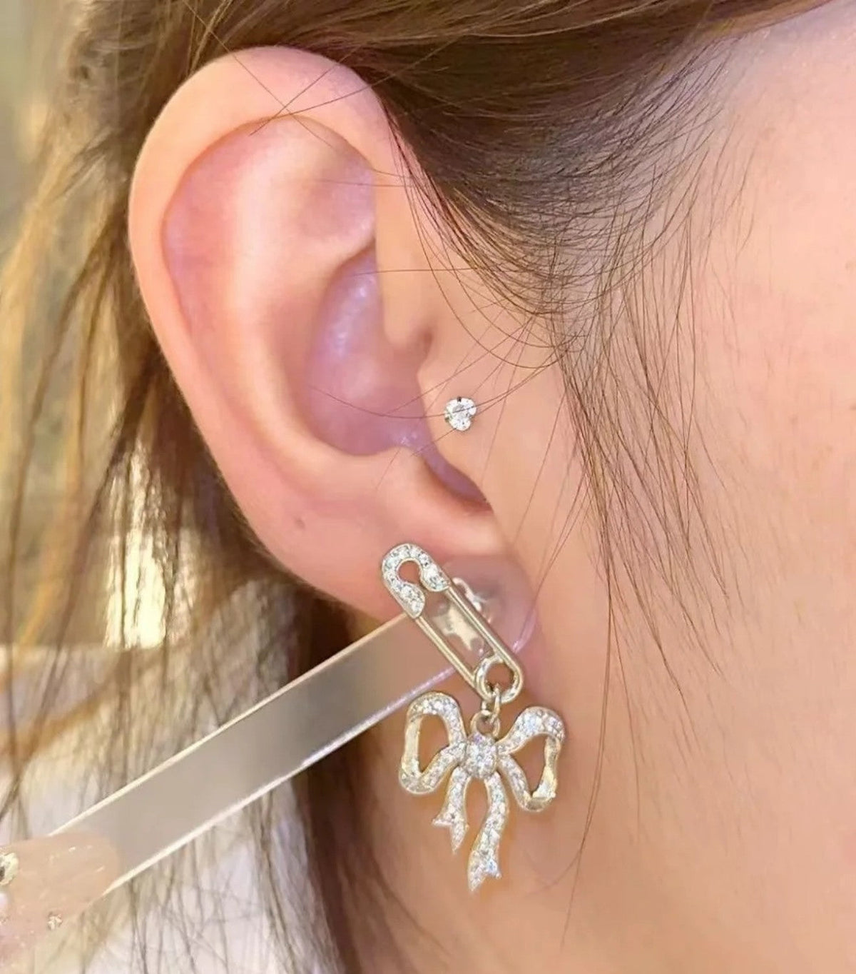 Martin Graham jewelry accessory in polished metal-tone – front product view