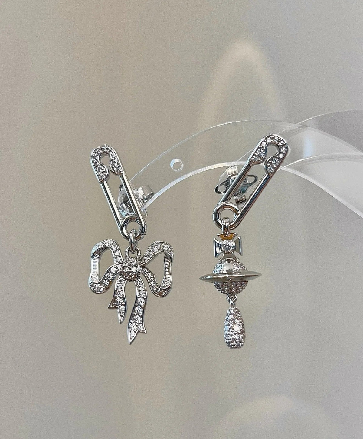 Martin Graham jewelry accessory in polished metal-tone – side detail