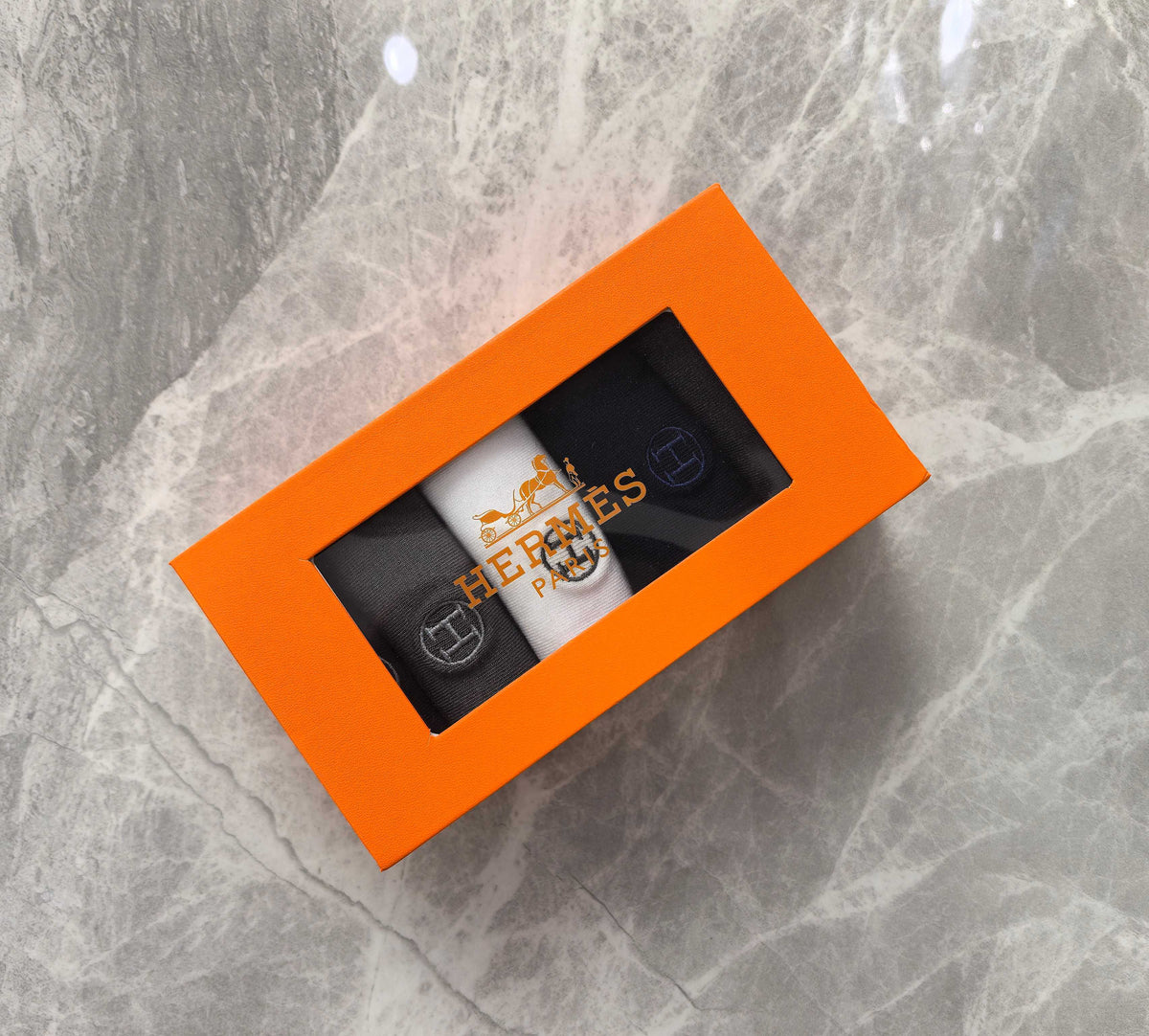 Hermes Modal Blend Crew Socks - 5-Pair Set
