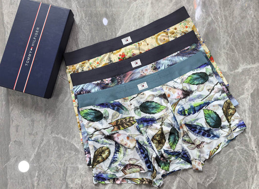 Tommy Hilfiger Contrast Waistbands Men's Boxer Briefs - 3-Piece Box