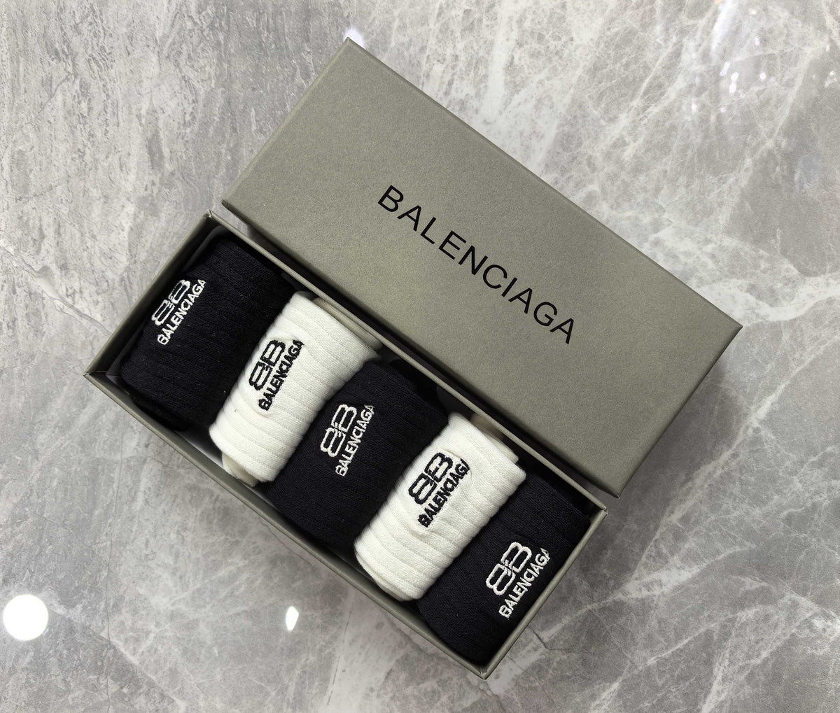 Unbranded Cotton Crew Socks - 5-Pair Set