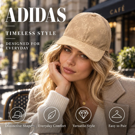 Adidas Hat worn in a premium lifestyle setting