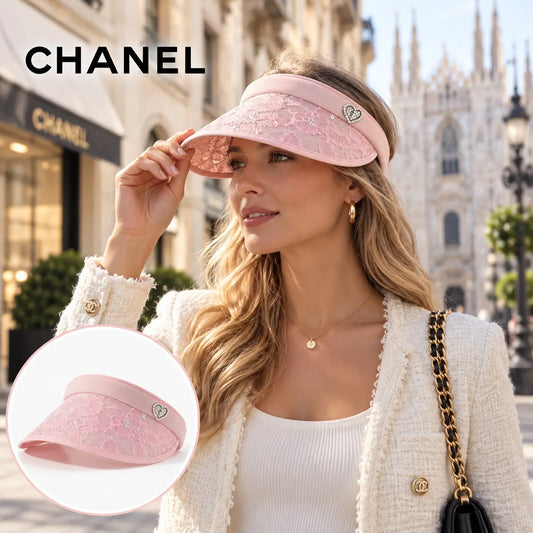 Chanel Visor worn by a model