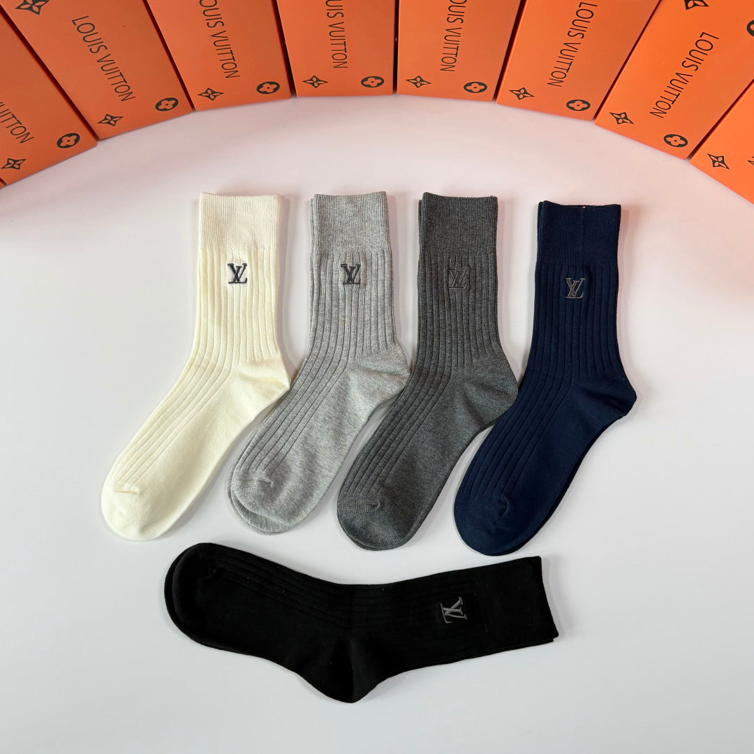 Louis Vuitton Crew Socks - 5-Pair Pack