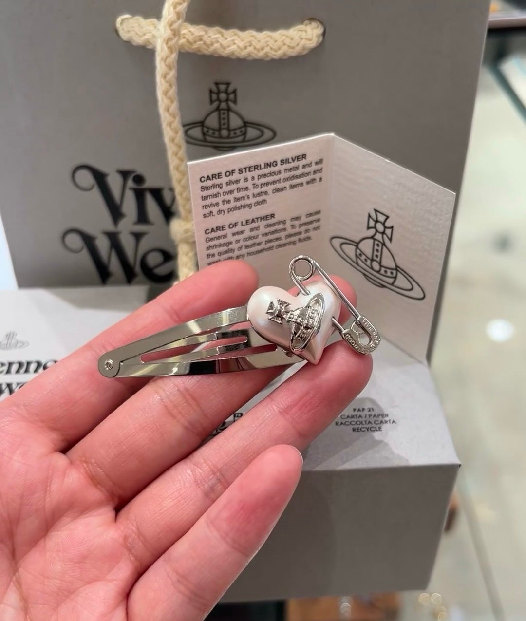 Martin Graham jewelry accessory in polished metal-tone – styled product view
