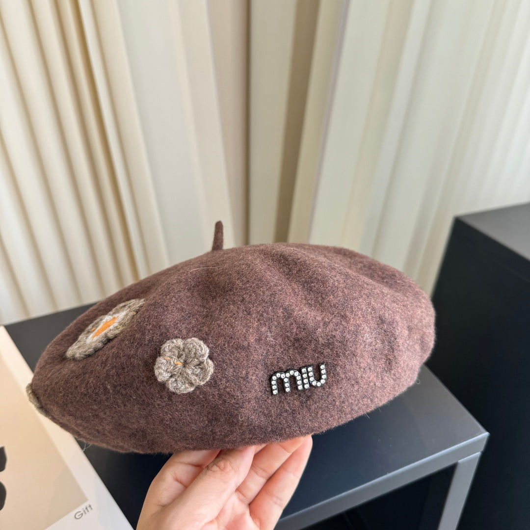 Miu Miu Cashmere Beret - image 2
