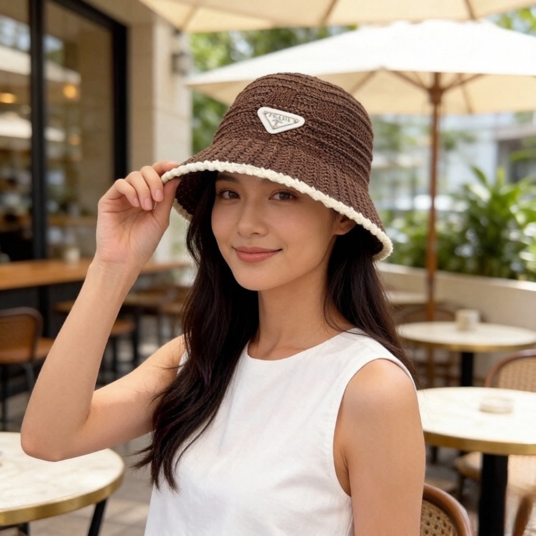 Prada Knit Bucket Hat - image 1