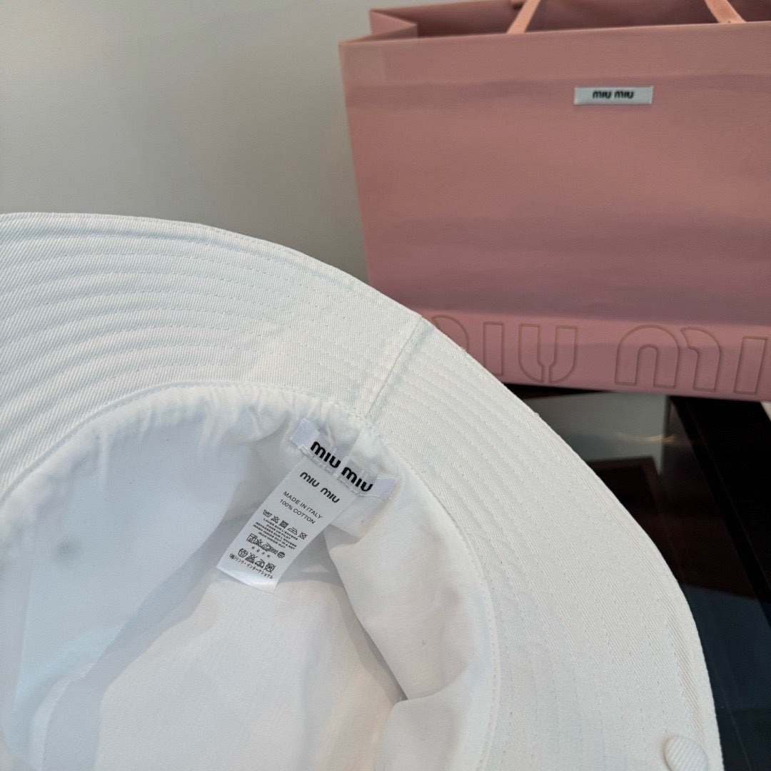 Miu Miu Denim Bucket Hat - image 9
