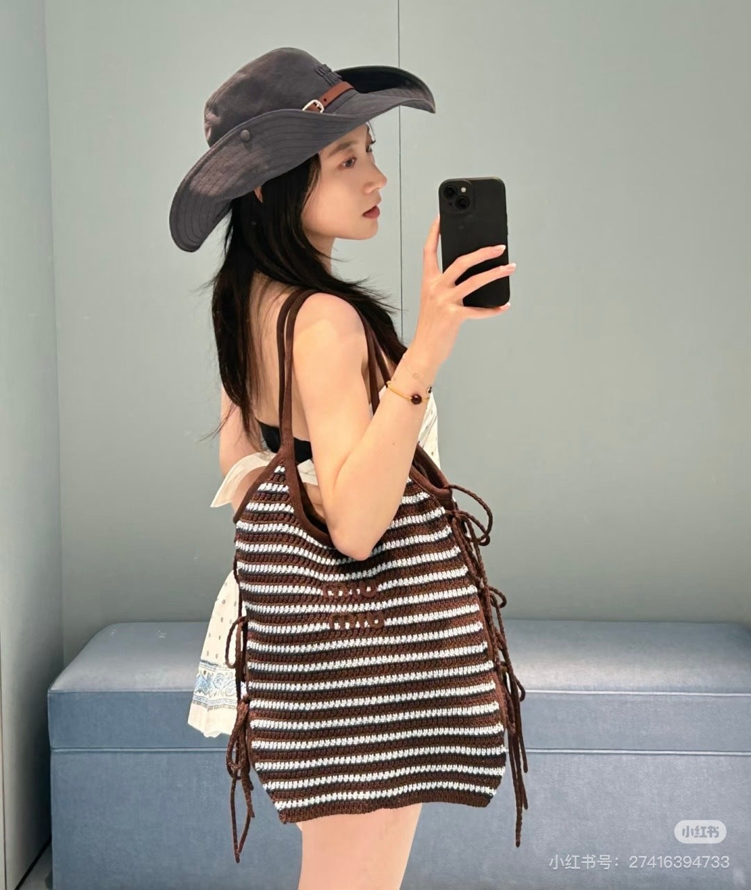 Miu Miu Denim Bucket Hat - image 1