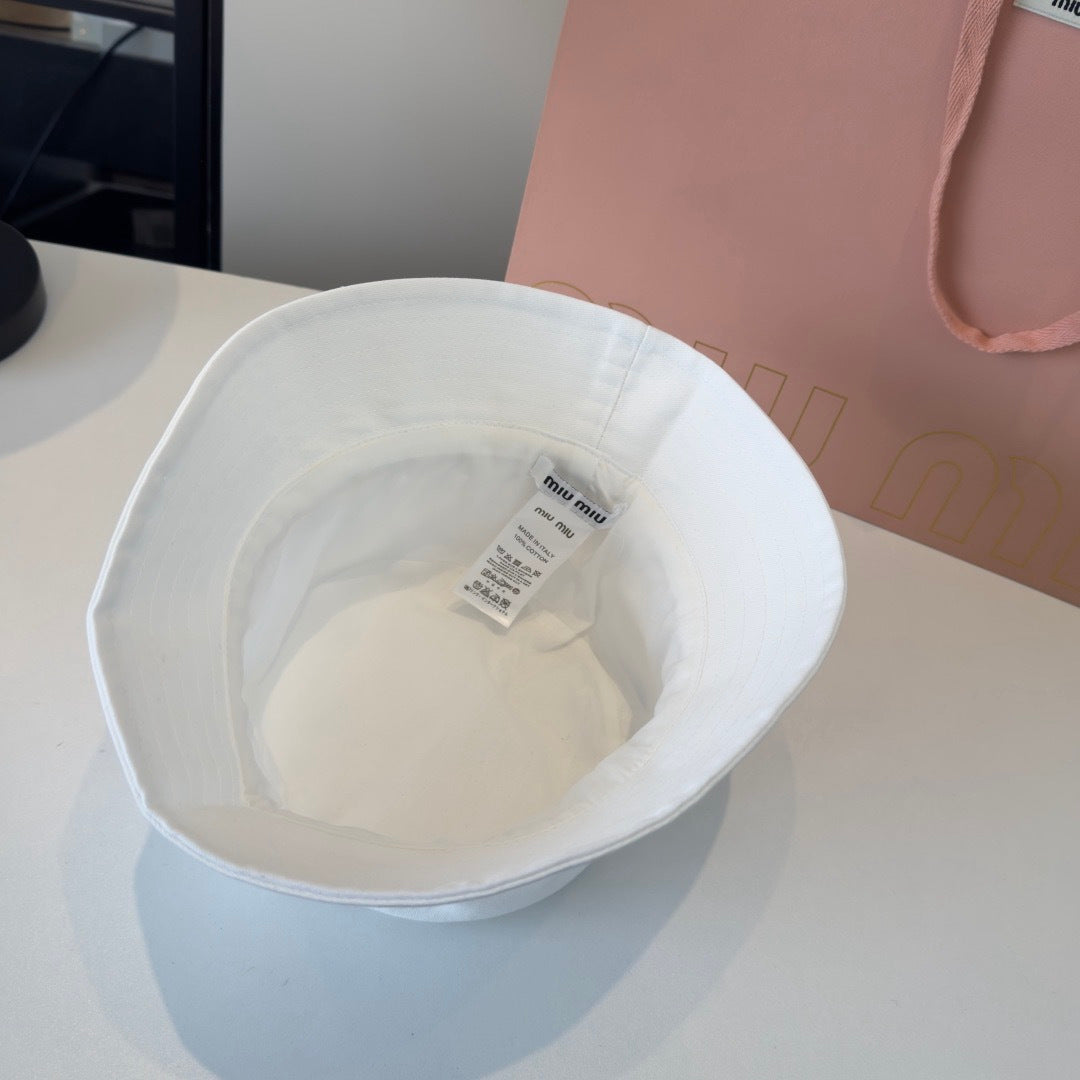 Miu Miu Canvas Bucket Hat - image 7
