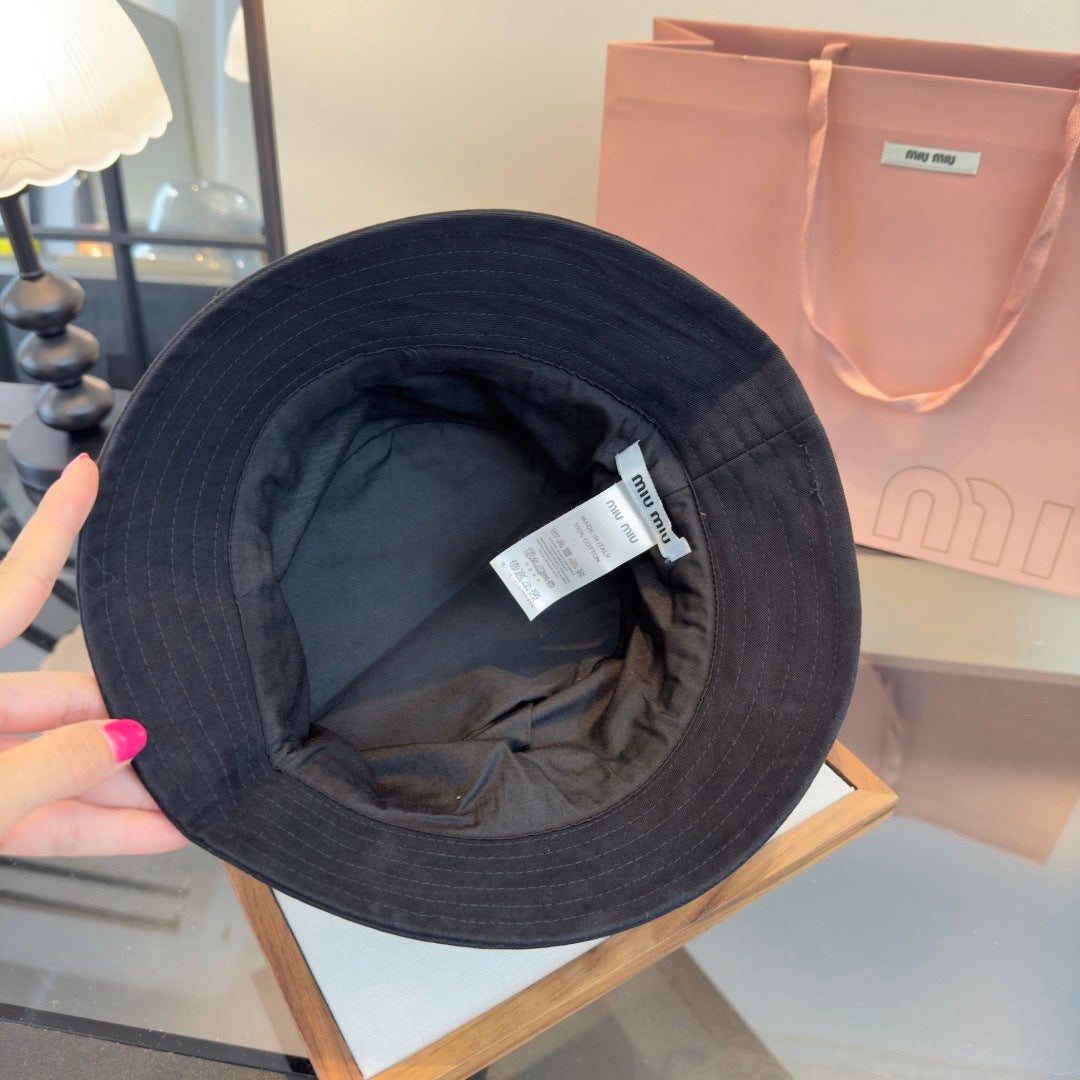 Miu Miu Canvas Bucket Hat - image 8