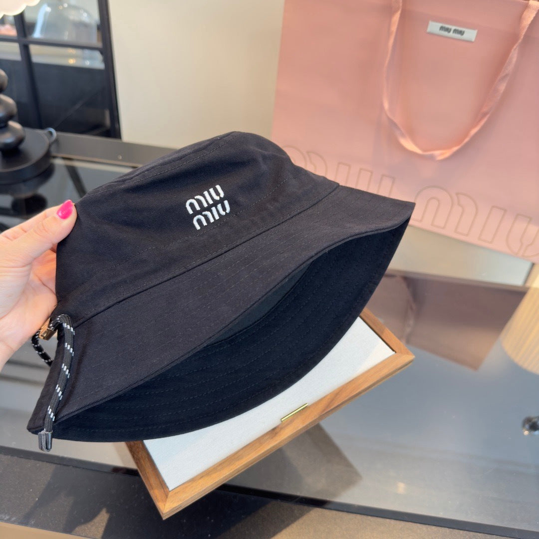 Miu Miu Canvas Bucket Hat - image 7