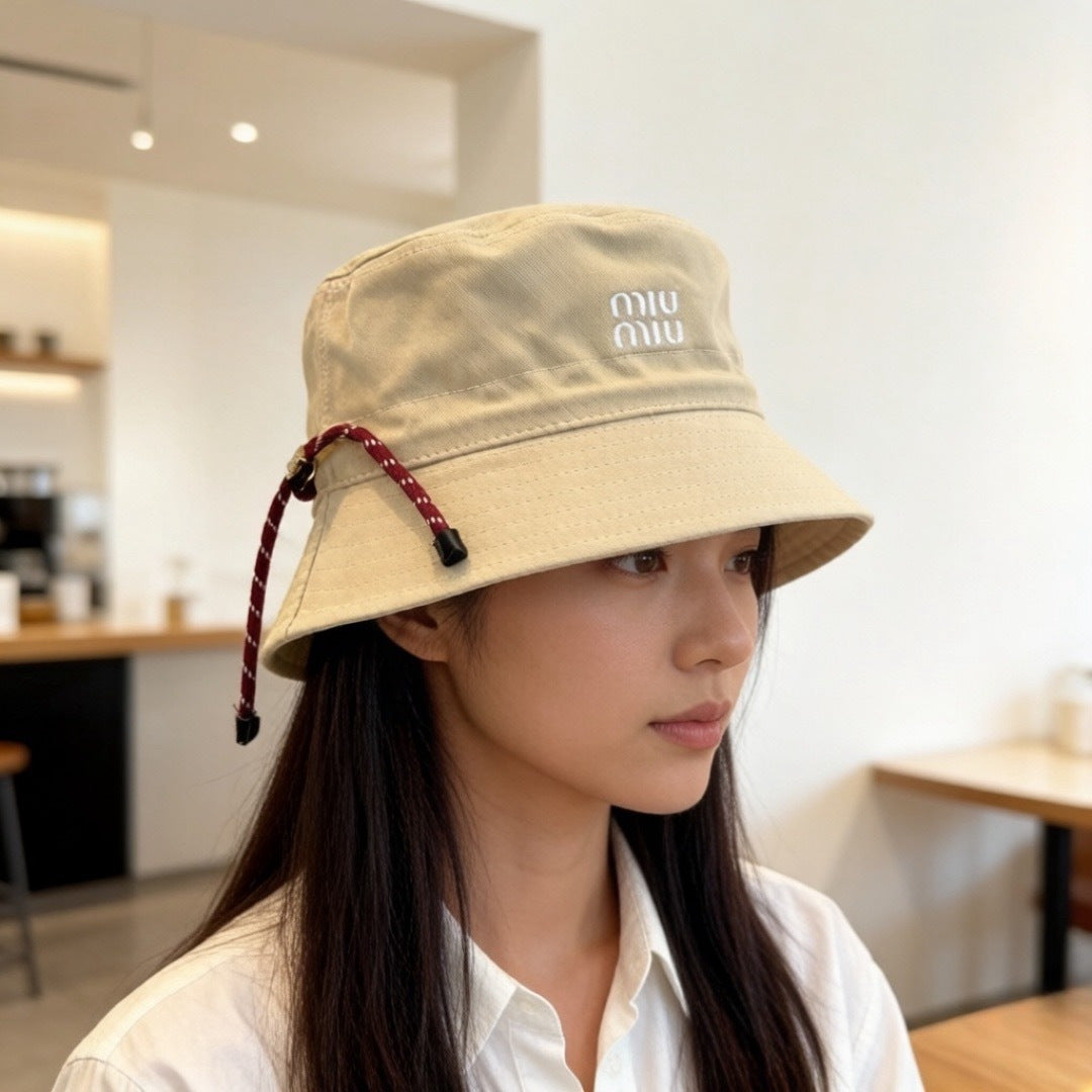 Miu Miu Canvas Bucket Hat - image 1