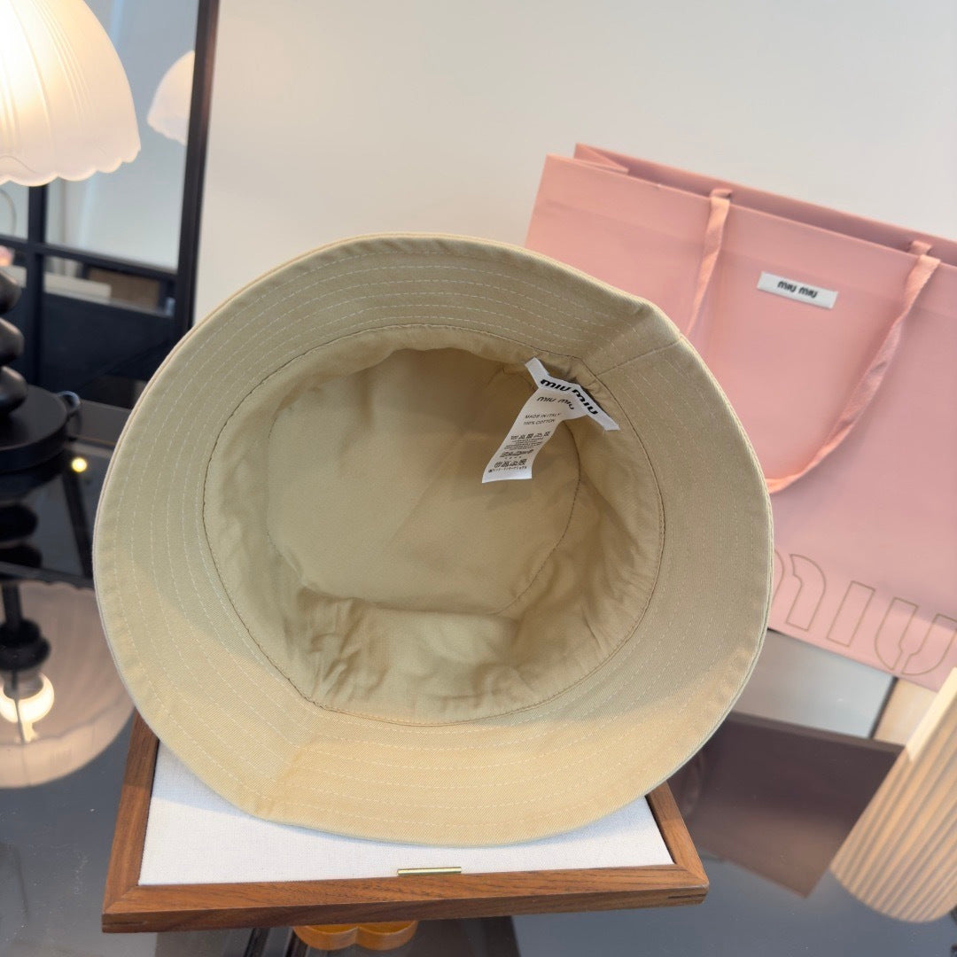 Miu Miu Canvas Bucket Hat - image 8