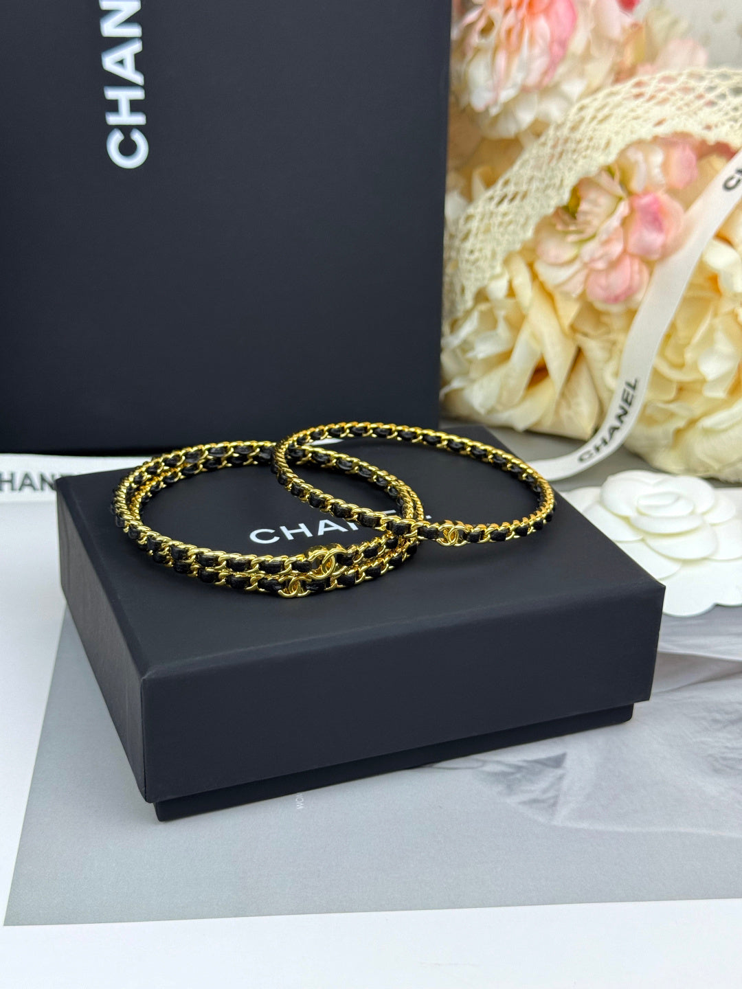Martin Graham Signature bangle in polished metal-tone – front product view