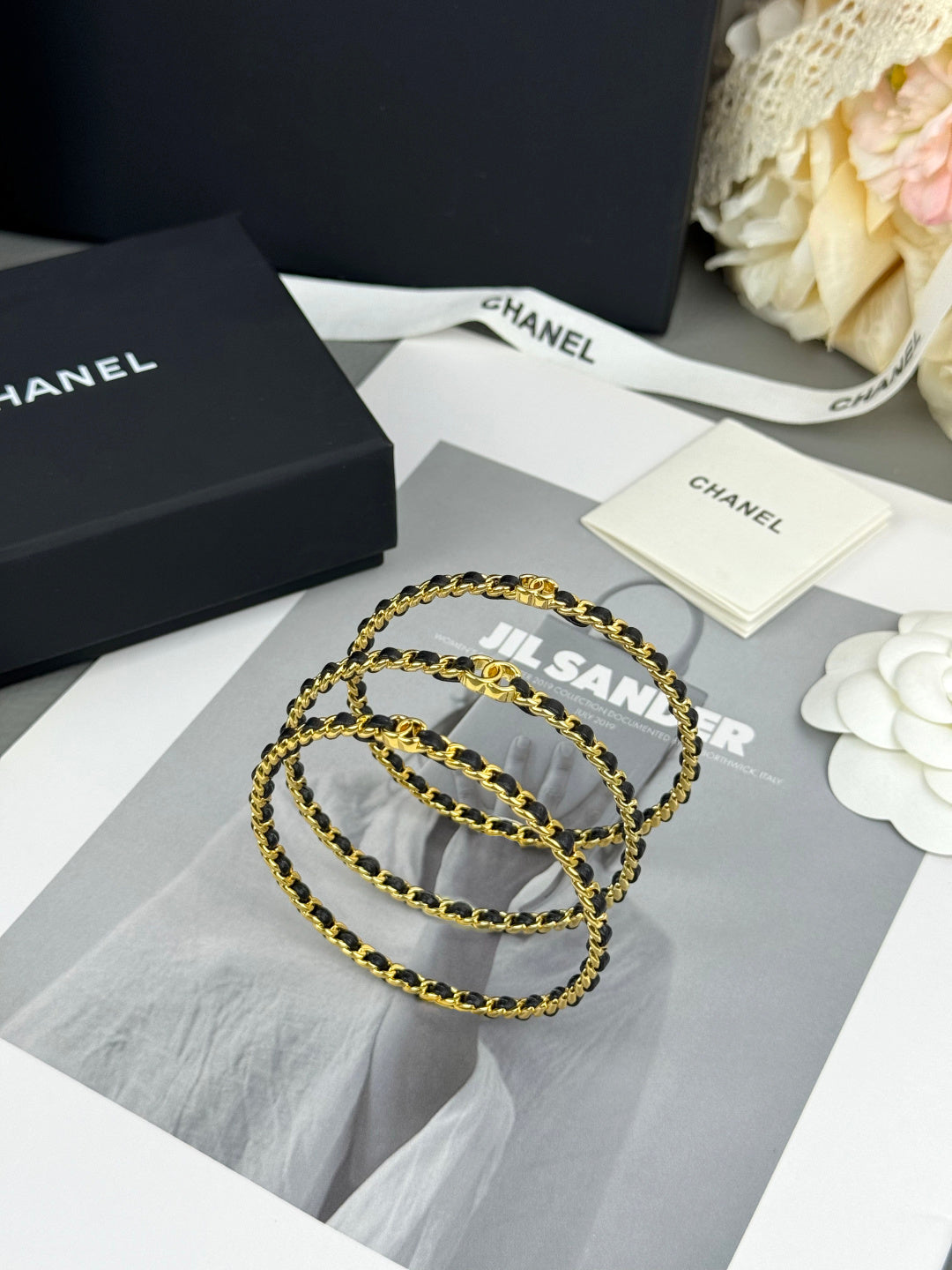 Martin Graham Signature bangle in polished metal-tone – main product view