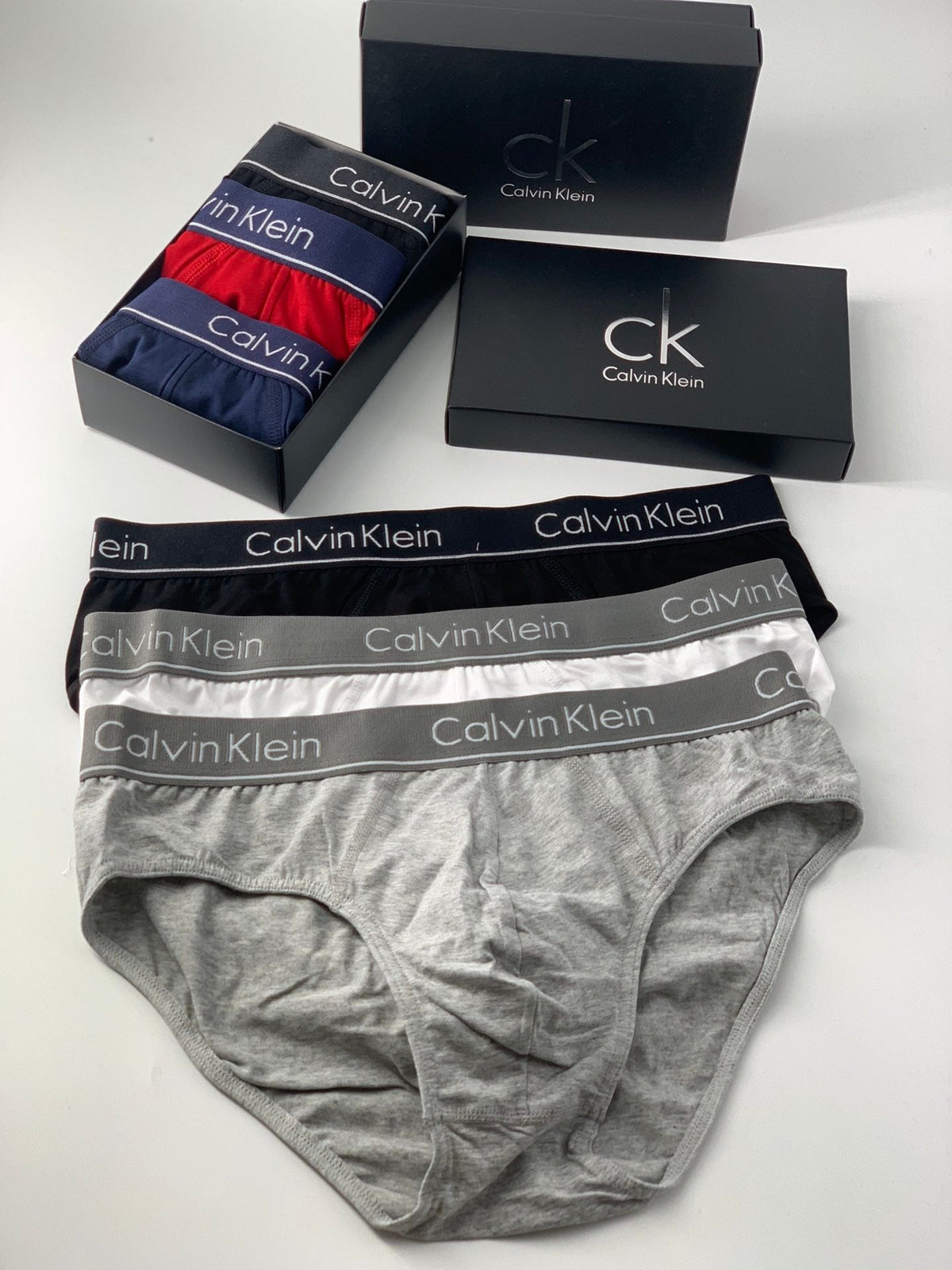 Calvin Klein Logo-Waistband Men's Briefs