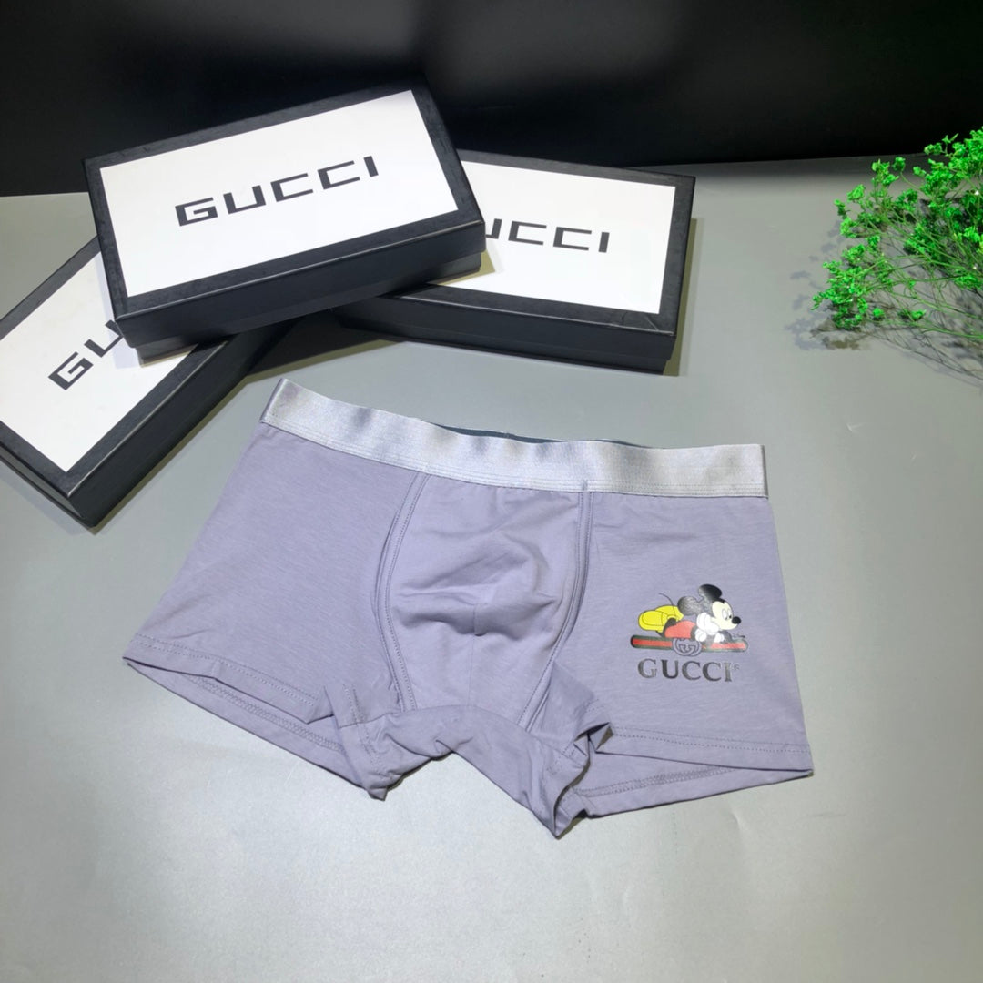 Gucci Cotton Men's Boxer Briefs - 3-Piece Box