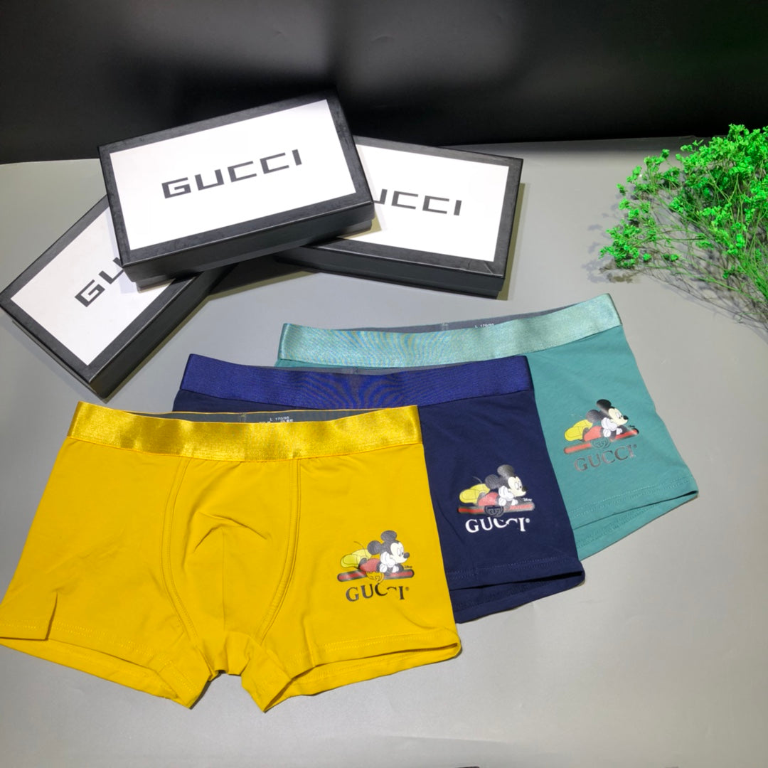 Gucci Cotton Men's Boxer Briefs - 3-Piece Box
