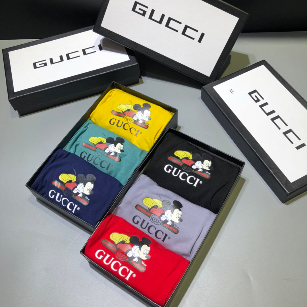 Gucci Cotton Men's Boxer Briefs - 3-Piece Box