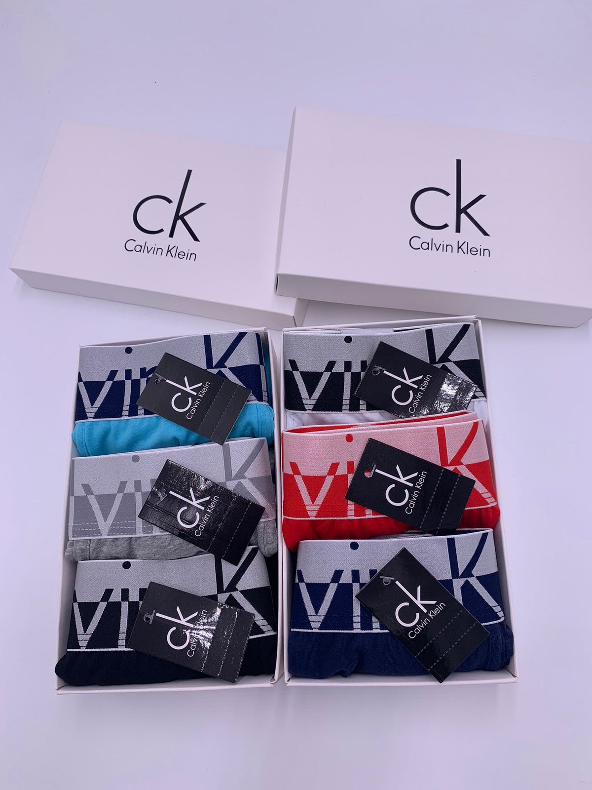 Calvin Klein Graphic Logo Waistbands Men's Boxer Briefs