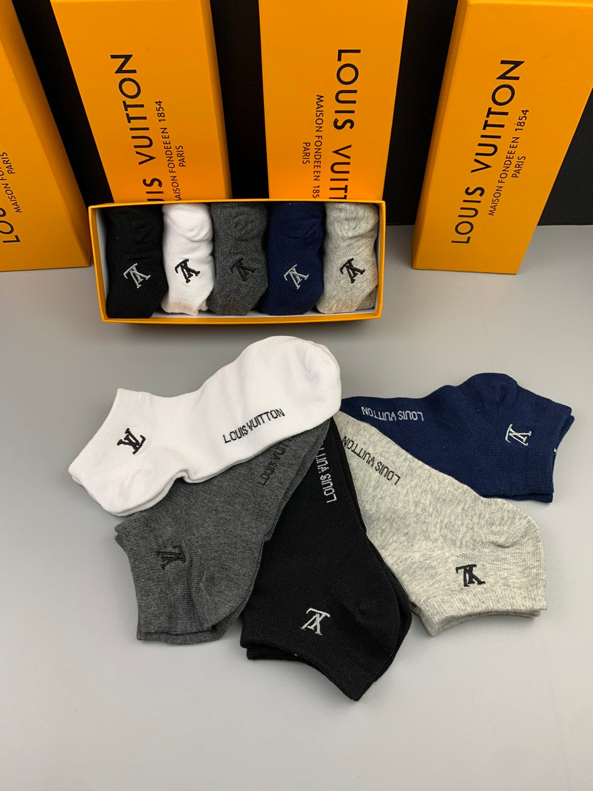Louis Vuitton Cotton Socks - 5-Pair Pack
