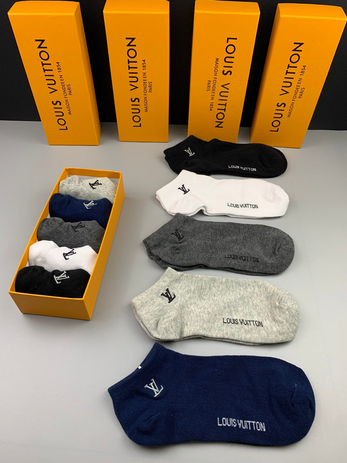 Cotton Short Socks - 5-Pair Pack