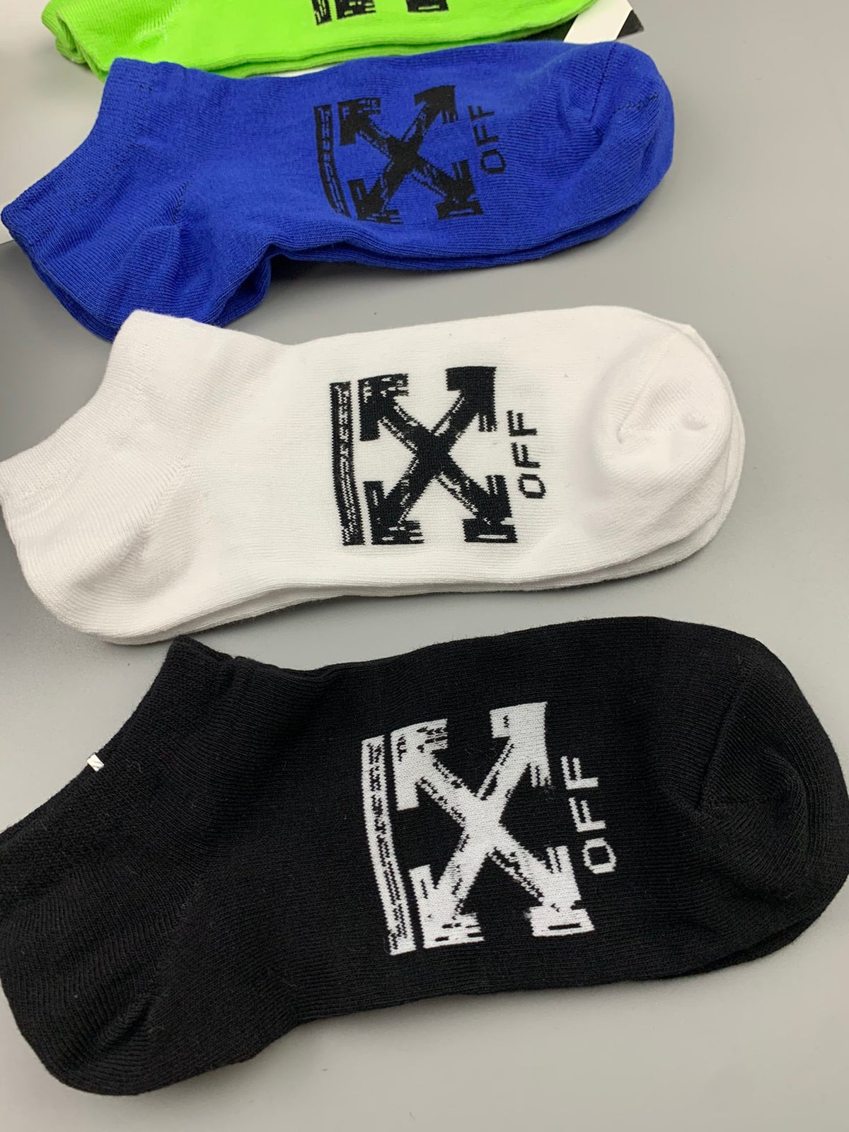 Off-White Cotton Socks