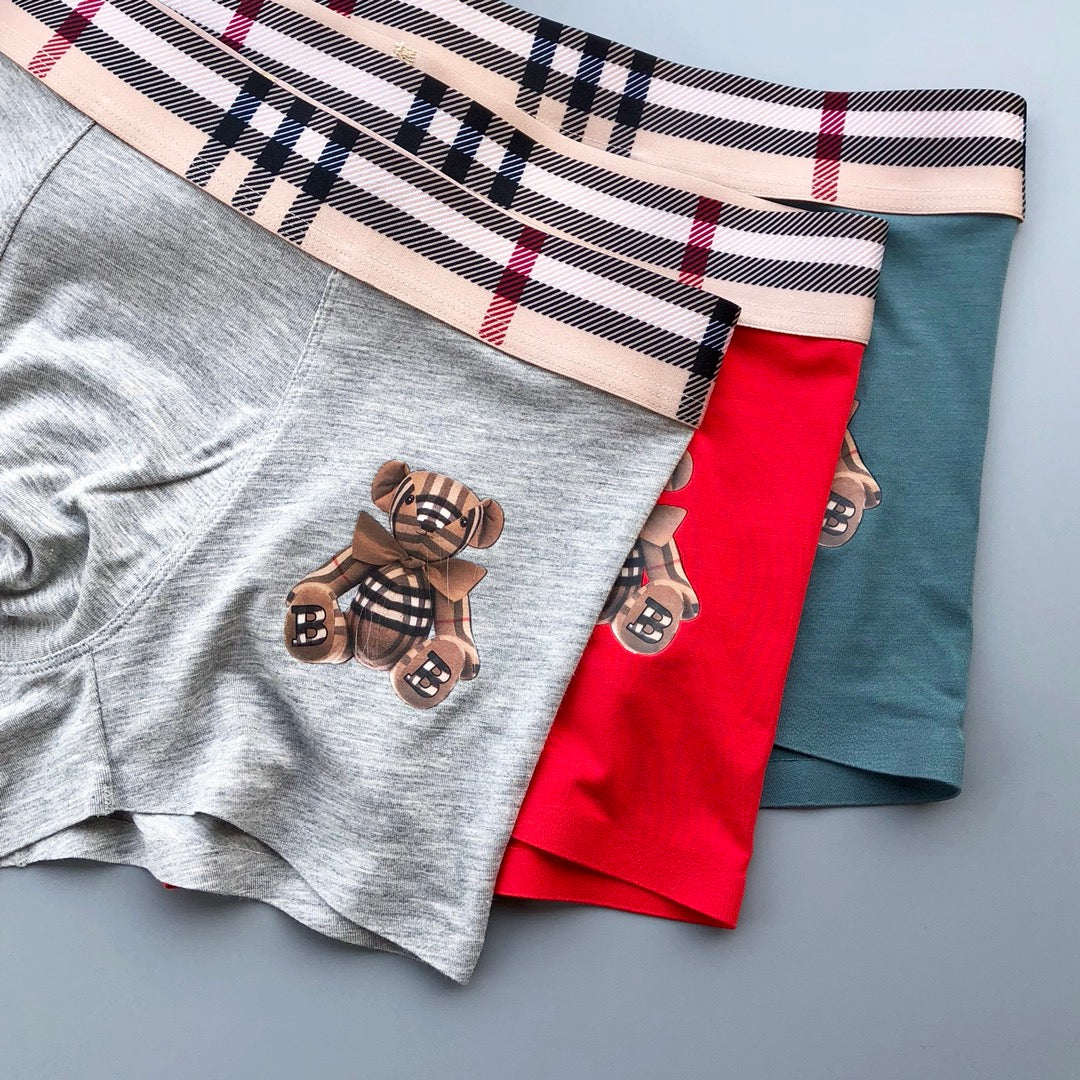 Burberry Modal Men's Boxer Briefs - 3-Piece Box