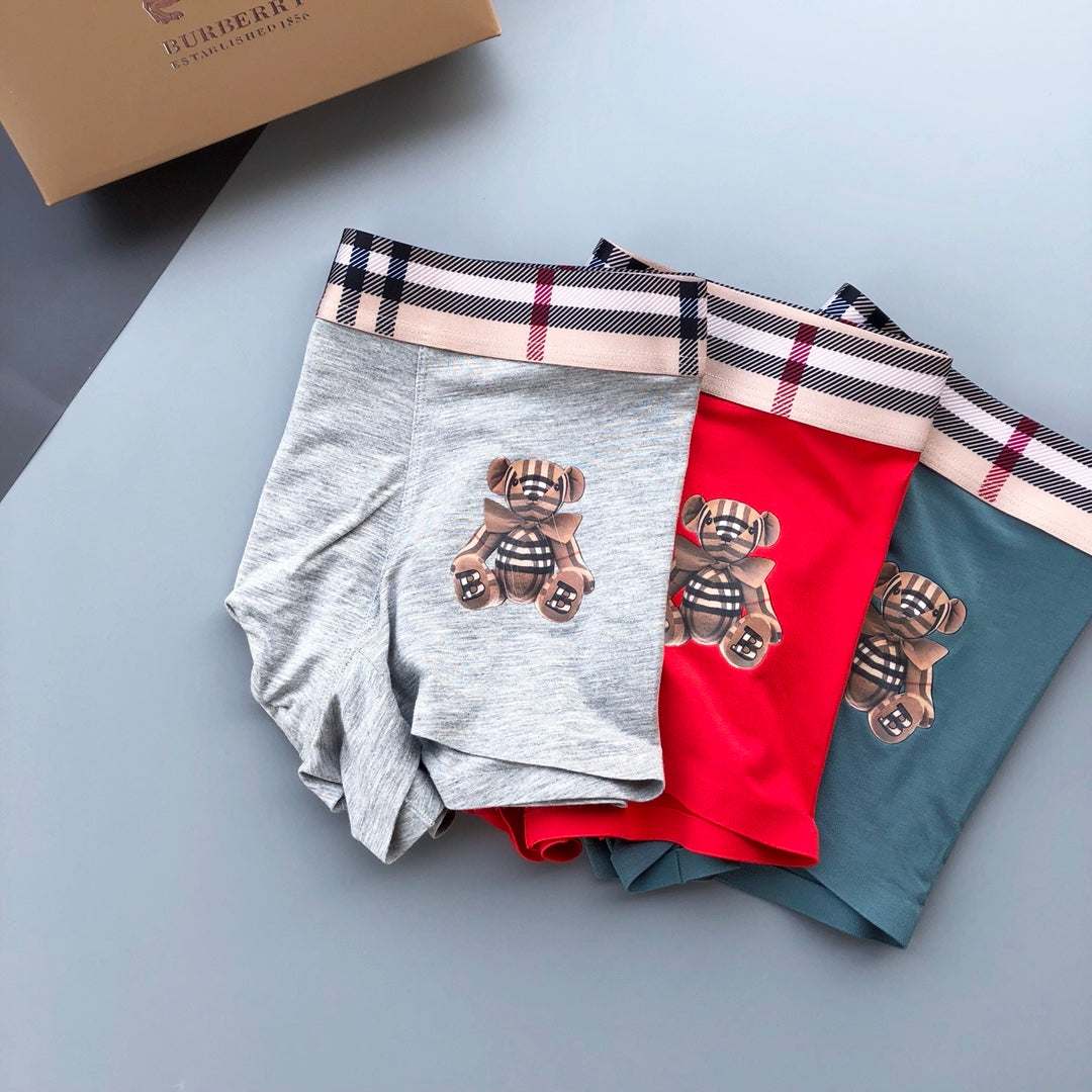 Burberry Modal Men's Boxer Briefs - 3-Piece Box
