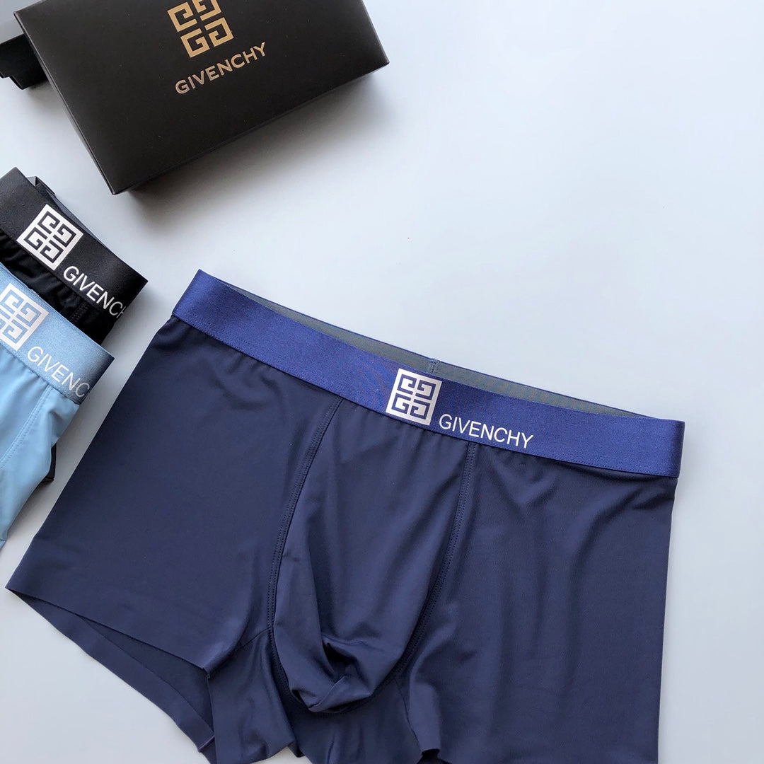 Givenchy Ice-Silk Men's Boxer Briefs - 3-Piece Box