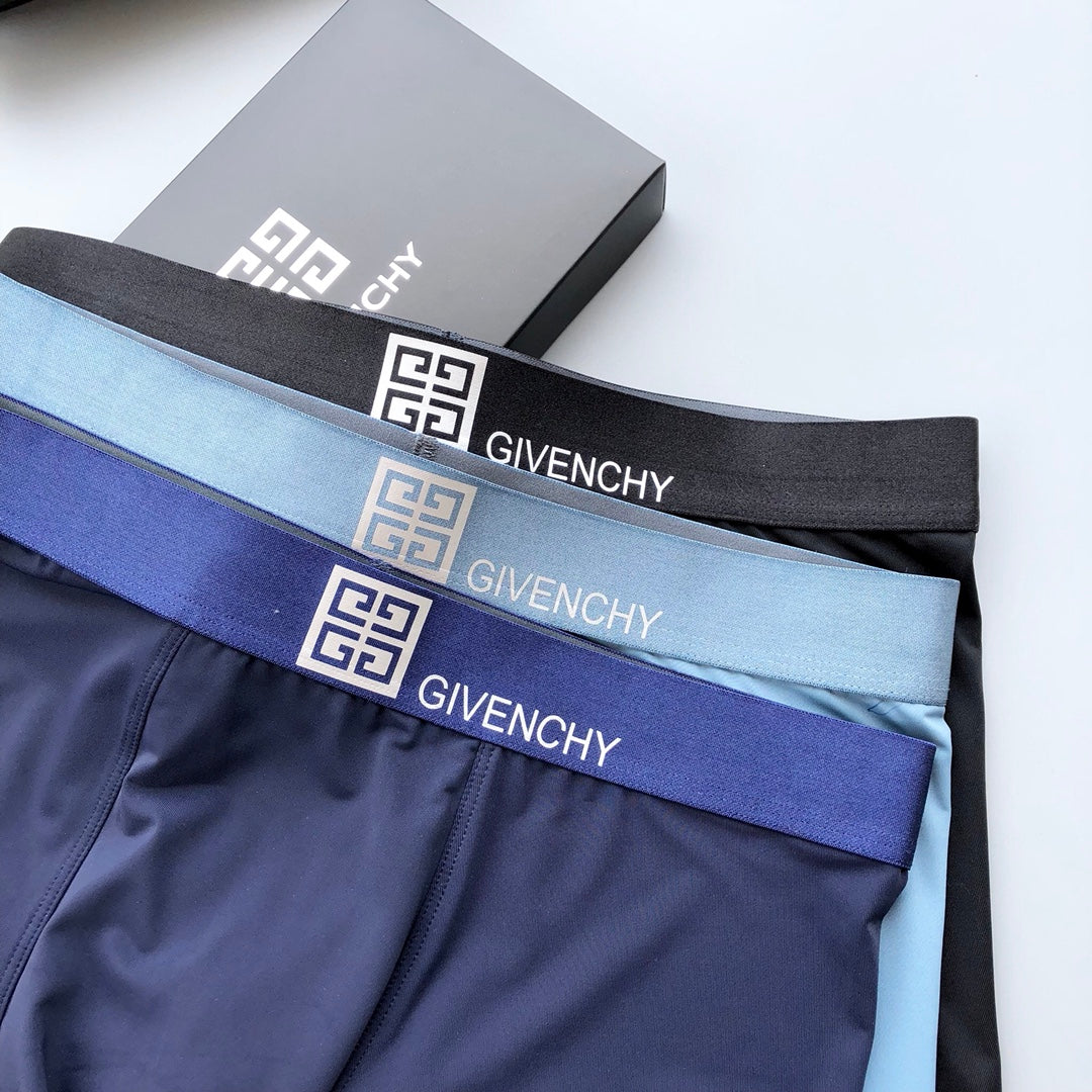 Givenchy Ice-Silk Men's Boxer Briefs - 3-Piece Box