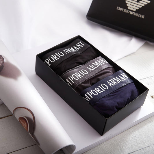 Emporio Armani Modal Men's Boxer Briefs - 3-Piece Box