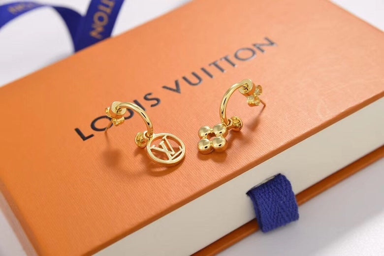 Martin Graham stud earrings in polished metal-tone – main product view