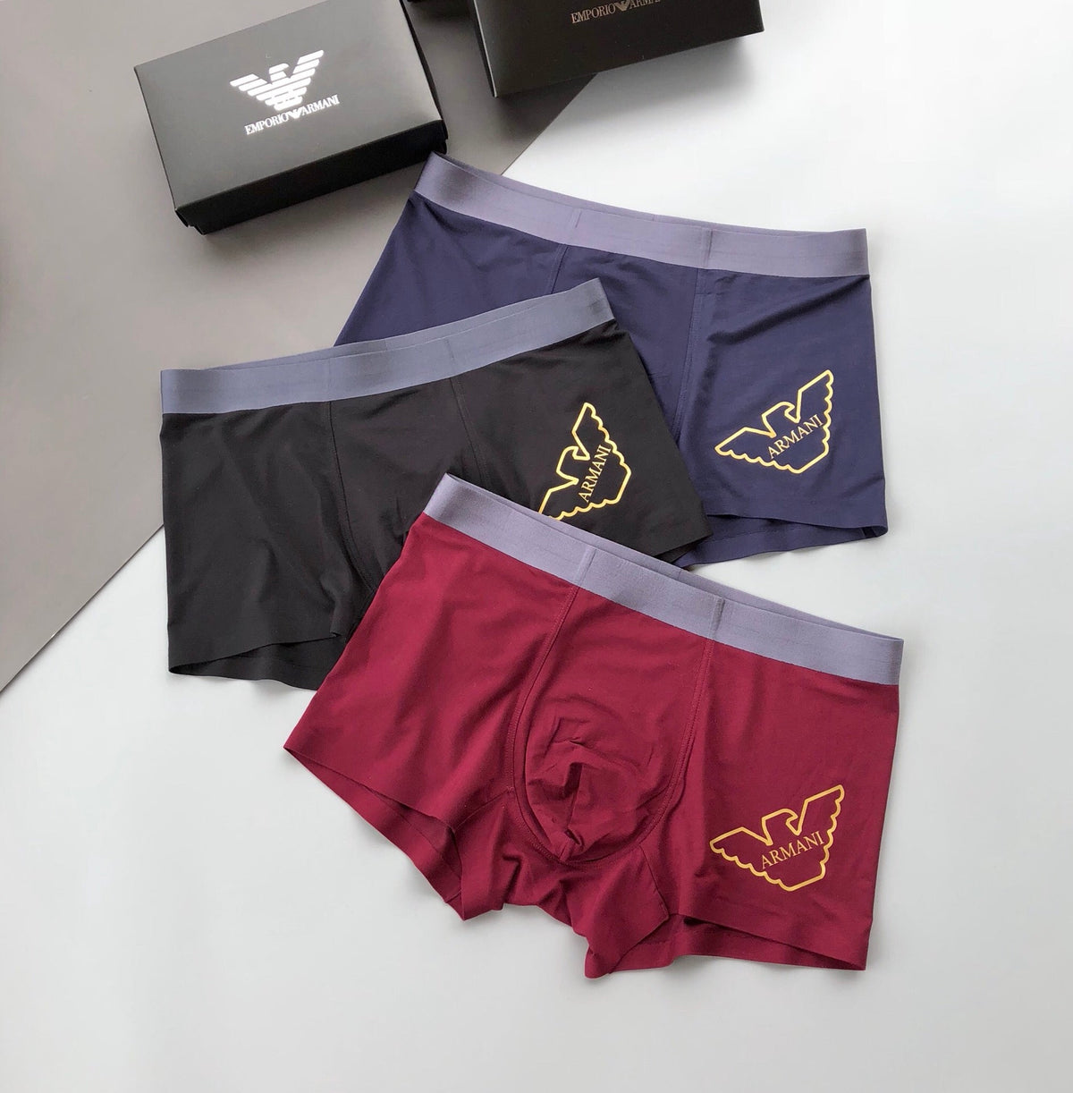 Armani Modal Men's Boxer Briefs - 3-Piece Box