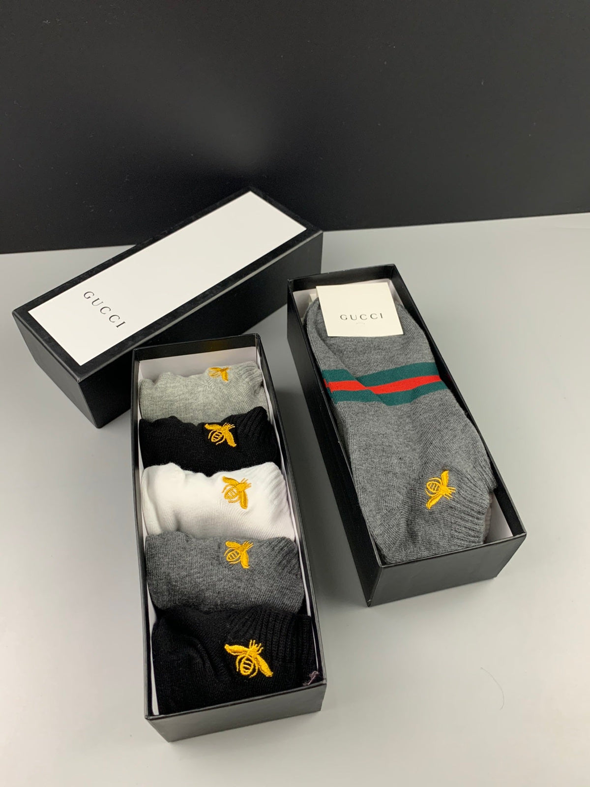Gucci Bee Cotton Breathable Socks