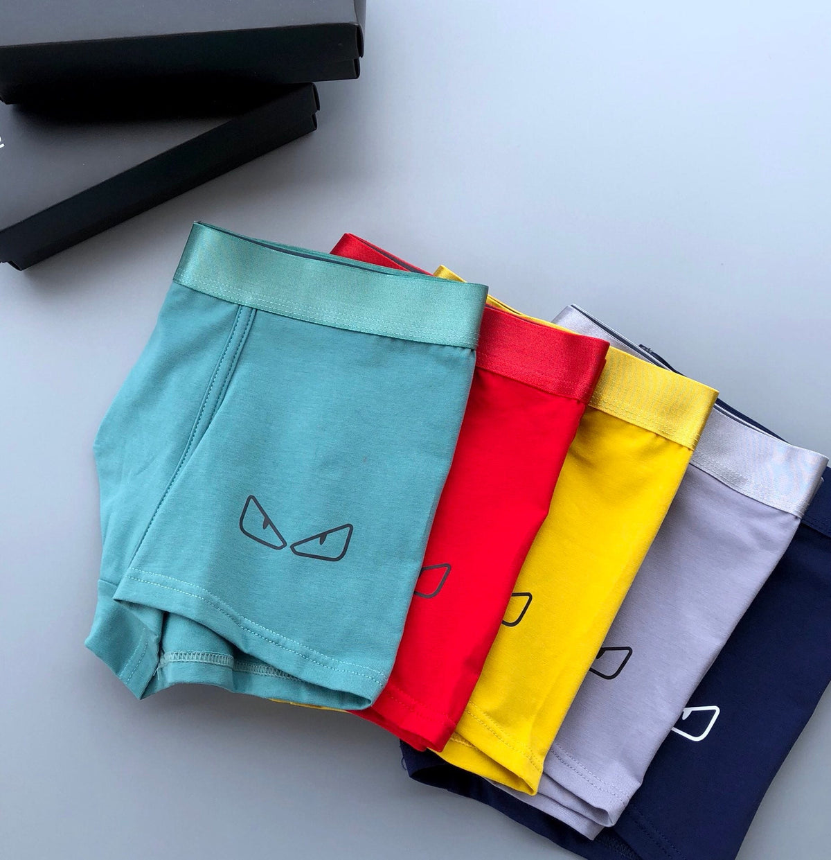 Fendi Cotton Men's Boxer Briefs - 3-Piece Box