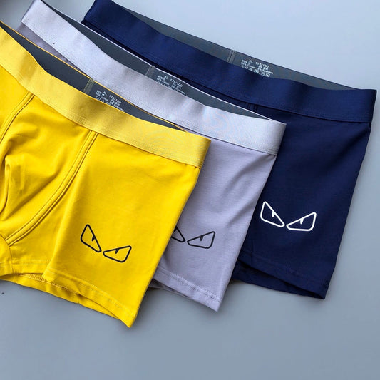 Fendi Cotton Men's Boxer Briefs - 3-Piece Box