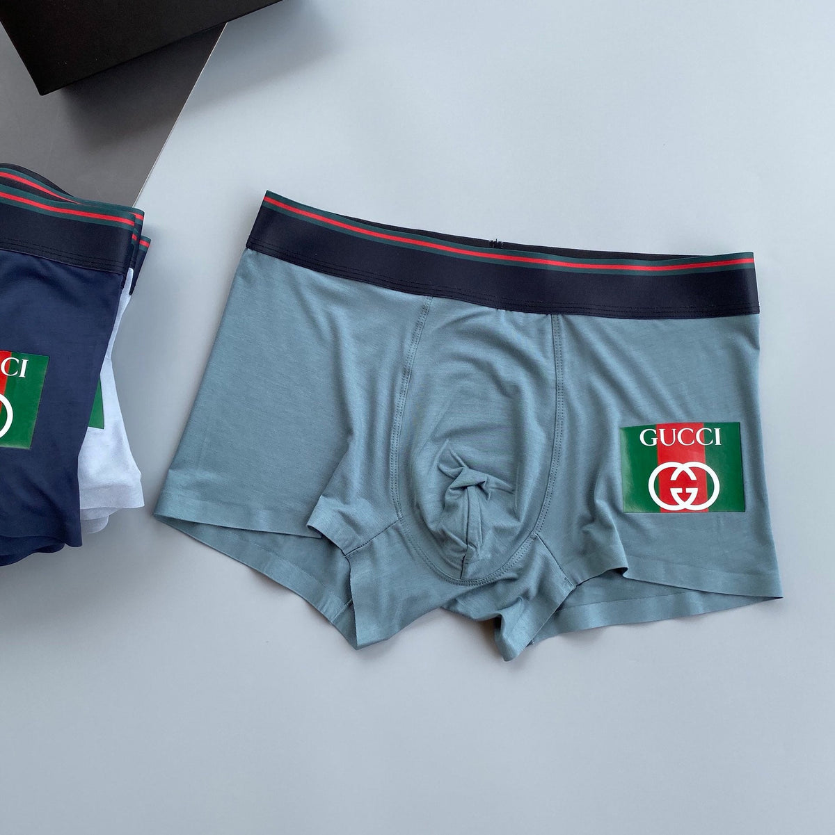 Gucci Modal Breathable Seamless Men's Boxer Briefs – 3-Pack