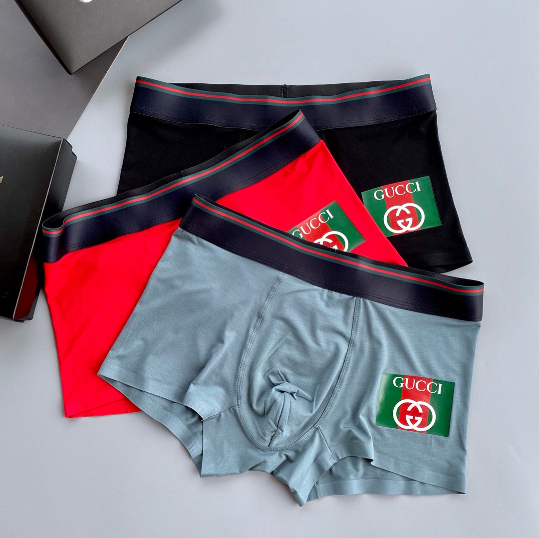 Gucci Modal Men's Boxer Briefs - 3-Piece Box