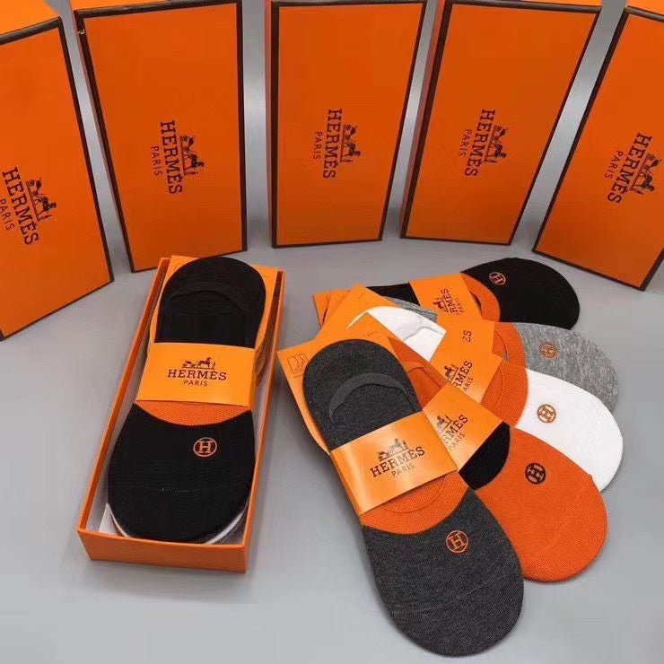 Hermes Short Socks - 5-Pair Pack